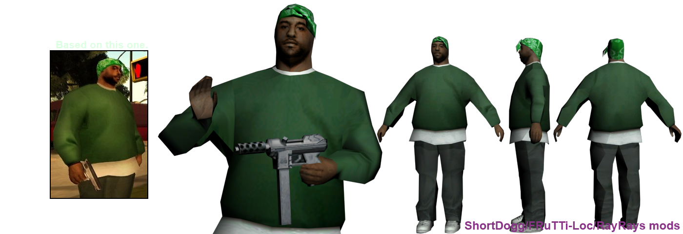 Modpack, afro-americain low poly skins. 2zxqski