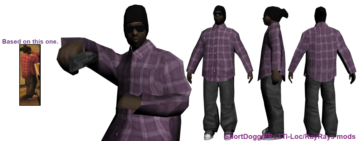 Modpack, afro-americain low poly skins. 9rk5g9