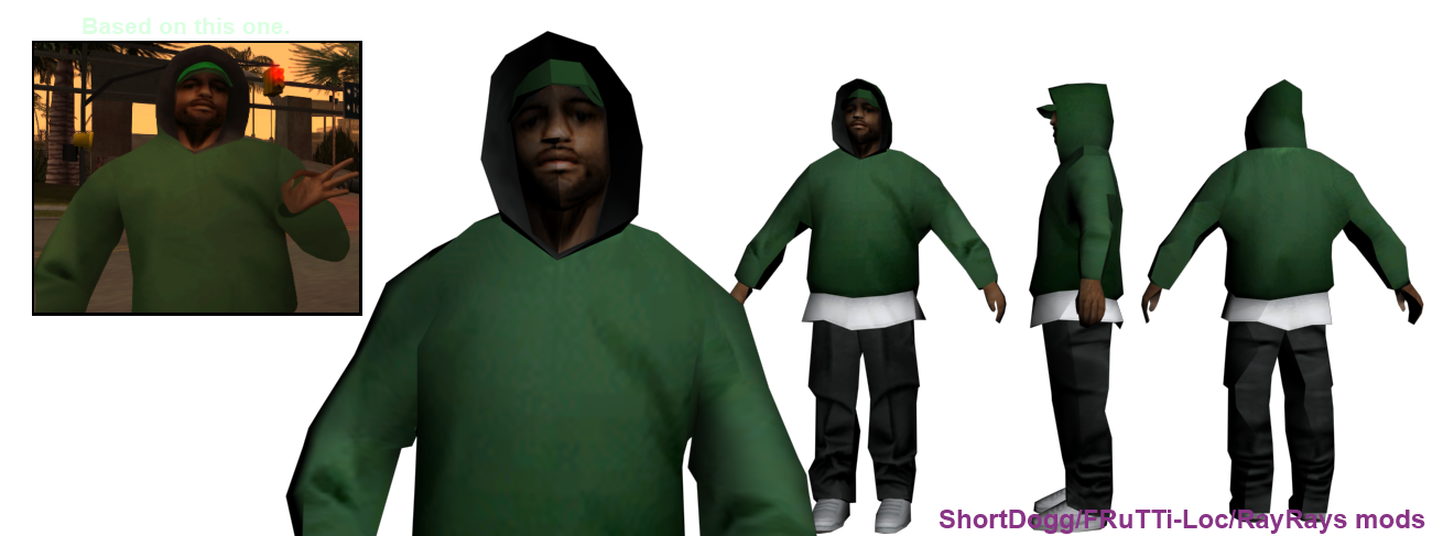 Modpack, afro-americain low poly skins. F9nsyb