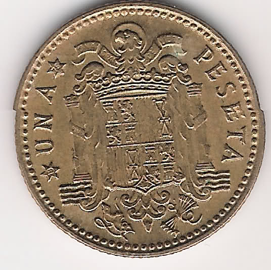 1 Peseta 1975 (*78). Juan Carlos I. ¿Punto? 18zde