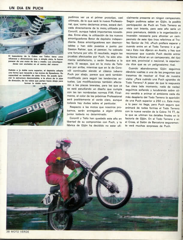 coronil - Moto Verde 008 - Marzo 1979 - Un Día En Puch 27wzigw