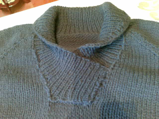hombre - sweater con cuello cruzado (de hombre) 33vksr5