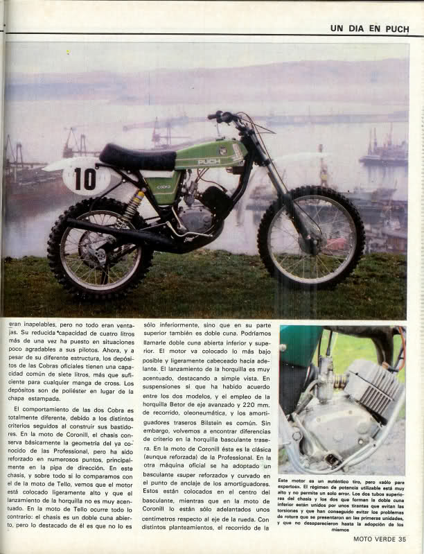 coronil - Moto Verde 008 - Marzo 1979 - Un Día En Puch 35ixbw2