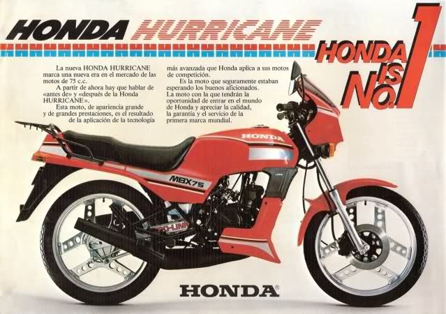 HONDA h3  -registronex - Honda MBX 75 Hurricane 15evgaw