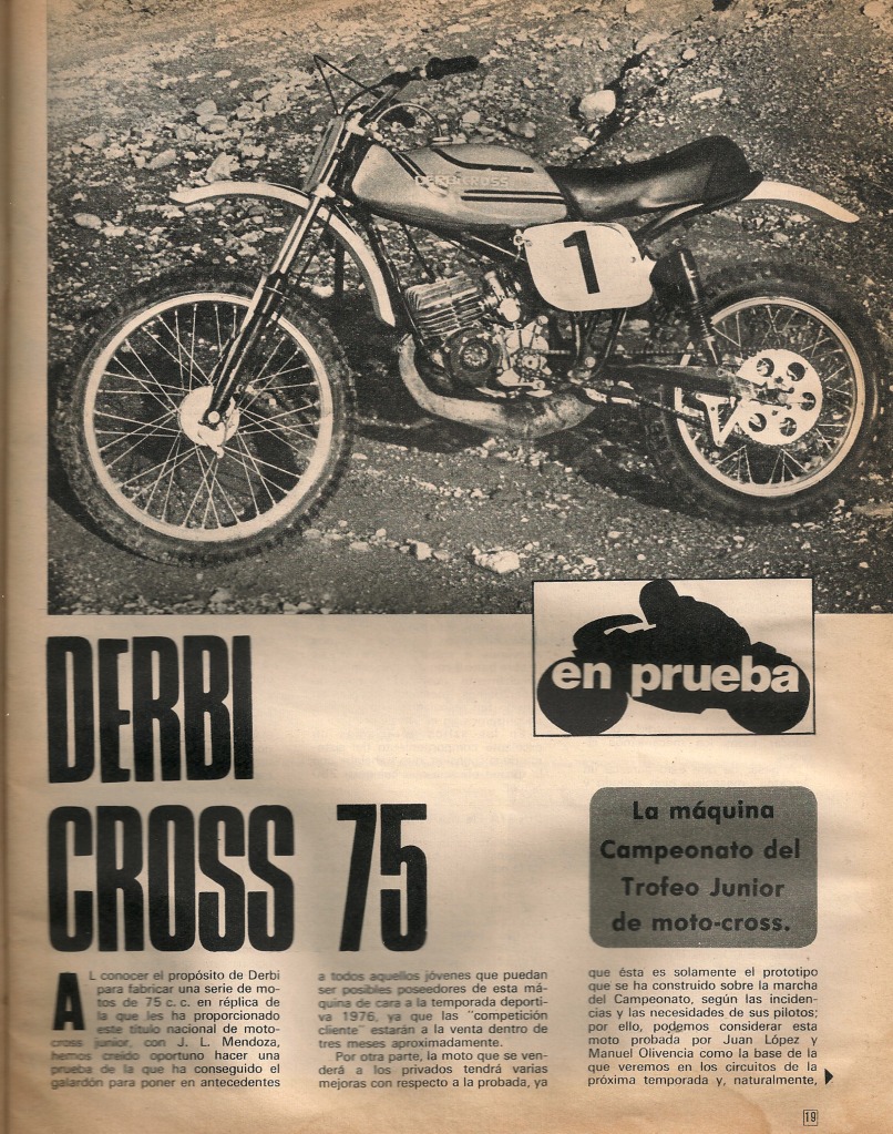 Derbi Cross 75 - La Campeona 1975 25k1q3q