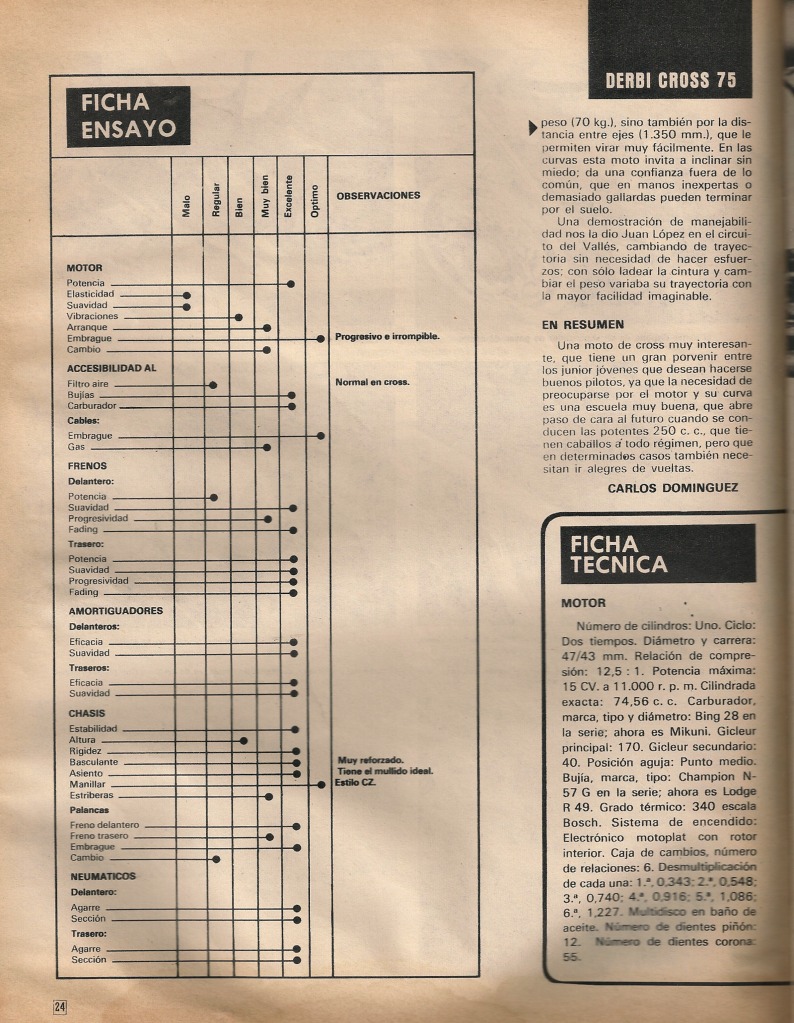 Derbi Cross 75 - La Campeona 1975 27xgpqu