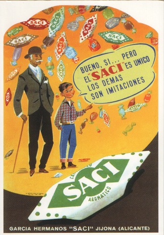 POSTALES DE ANUNCIOS DE PUBLICIDAD TELEVISIVA ANTIGUOS 2j5xd87