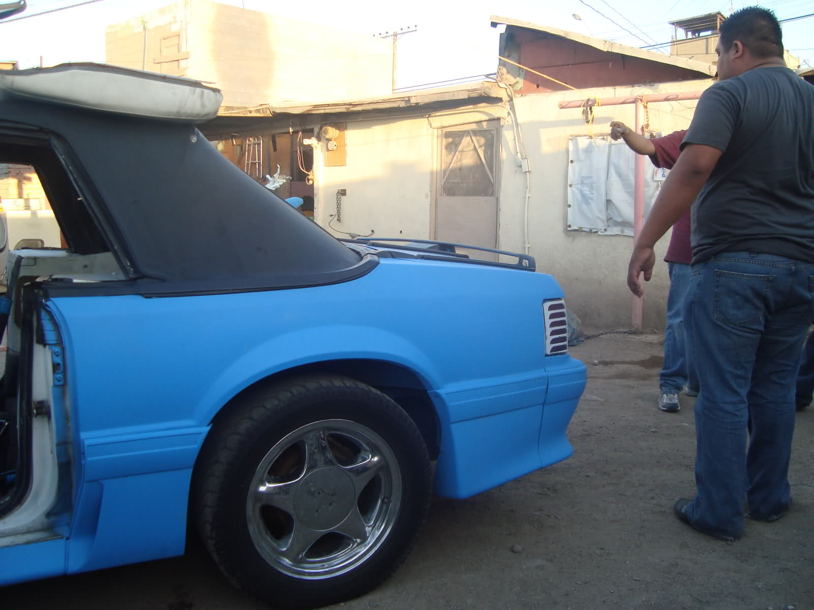 instalacion de aleta (wing) saleen en mustang 90 5.0 convertible 2na43nd