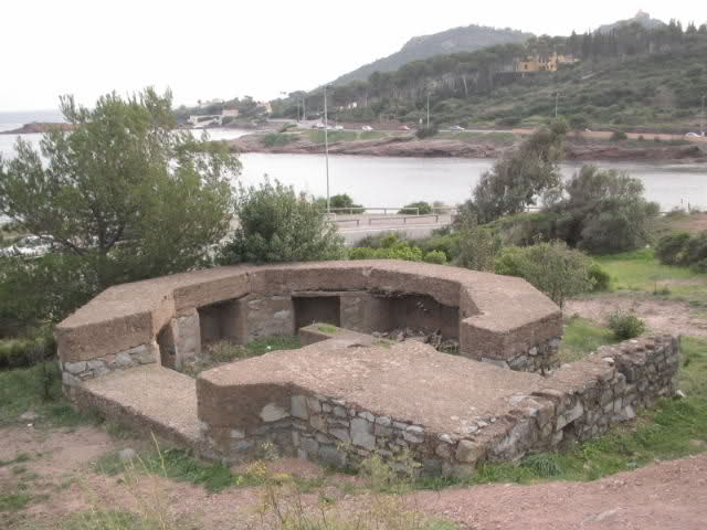 Les batteries de Flak d'Agay /  Gem.Flak Abt 481 2udu9eu