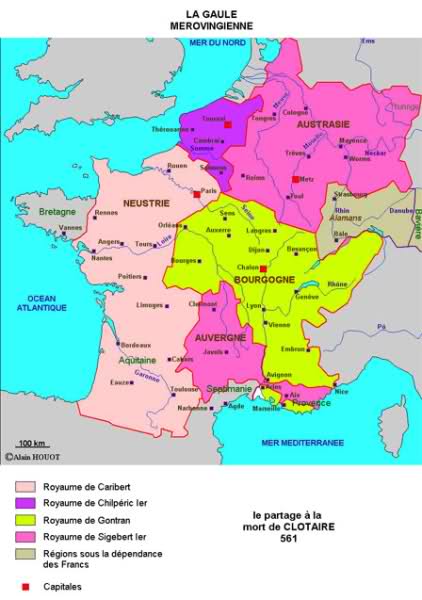 La dalle funéraire de la reine Frédégonde (545-597) Uni1f