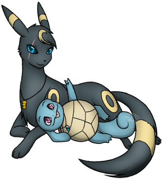 Luna the Umbreon and Taoide the Squirtle(New Bark, Johto)  Vq712q