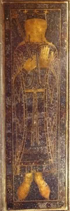 La dalle funéraire de la reine Frédégonde (545-597) Xc4385