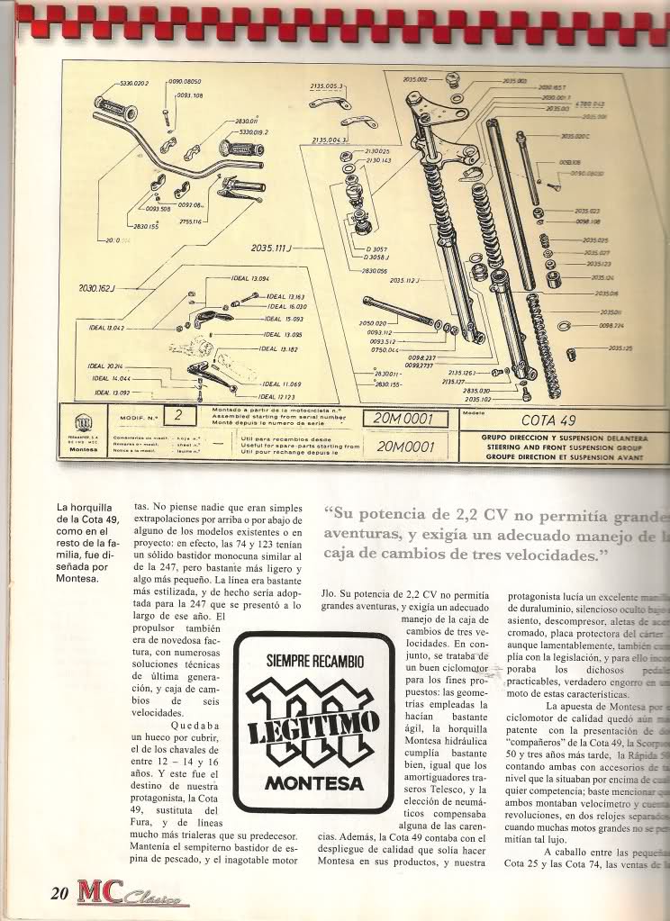 montesa - Montesa Cota 49 - Motociclismo Clásico Xm61cg