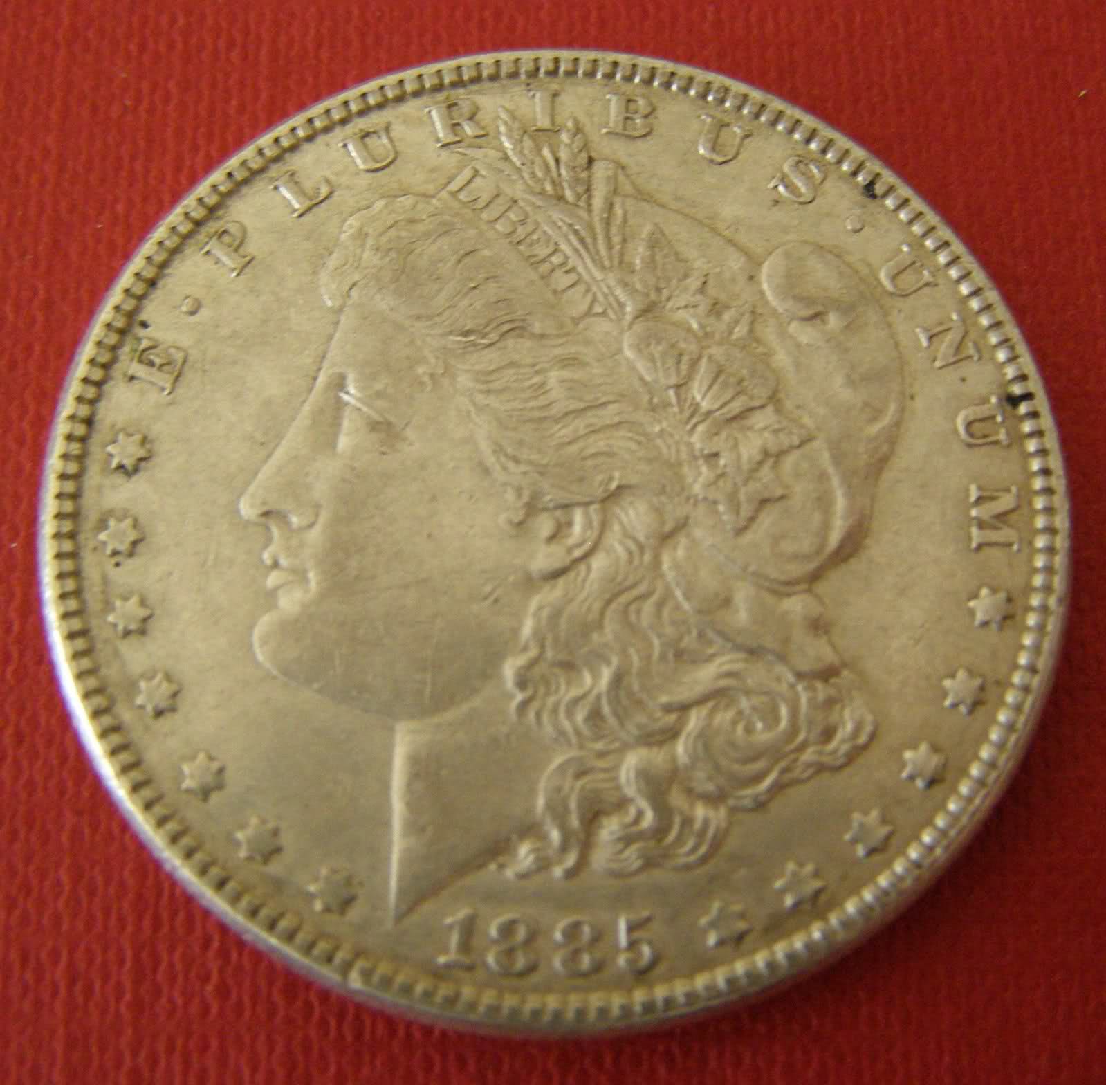 1 $ Morgan 1885 21sf0m