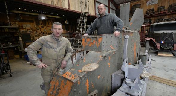 France 40 véhicule rénove un char d’assaut de 1917  260bdlh