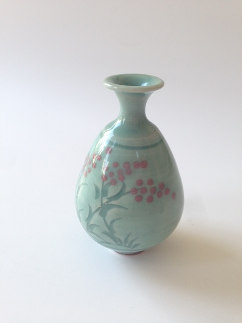 Small asian Vase w/ Stamp 2e4vnnr
