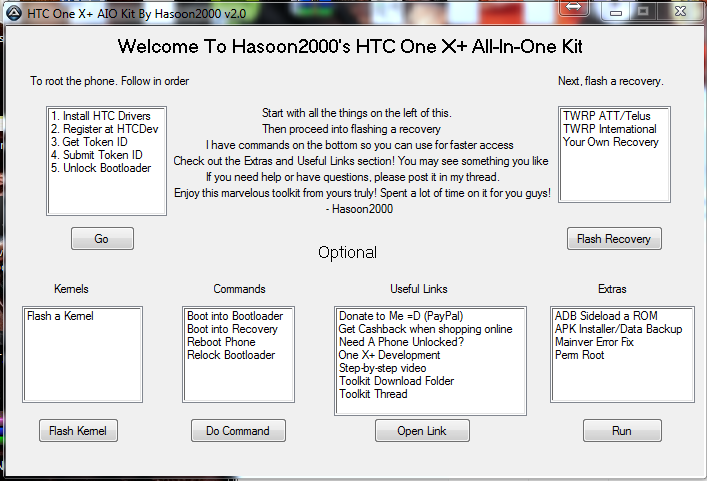 [TOOL] HTC One X+ All-In-One Toolkit V3.0 [7-16-2013] pour Noob Feez2x