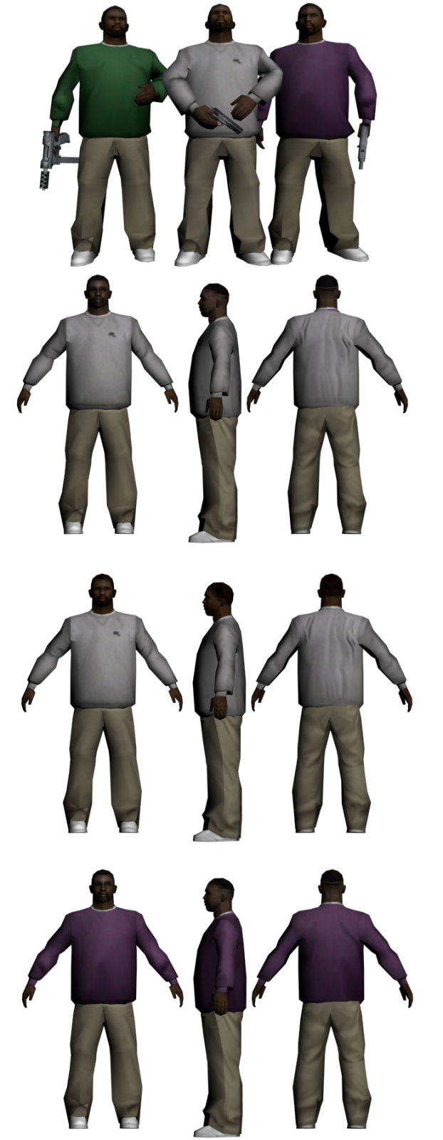 Modpack, afro-américain, low poly skins Fwlk4w