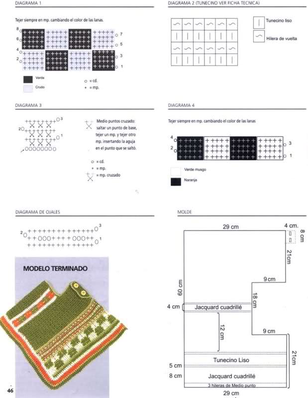 bebes - patrones de ponchos para bebés/niños (solicitado por abbejita) 2m7z30p