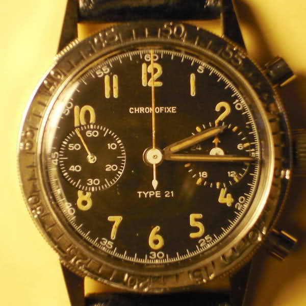 Un rare Chronofixe Type 21 chronomètre 344zar9