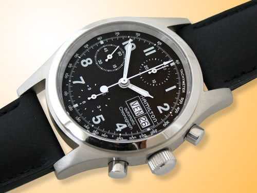 Hamilton Khaki Chrono, pour essayer le Valjoux 7750. S5e1yc