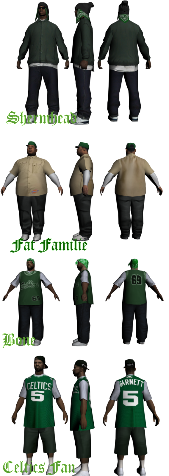 Modpack, afro-américain, low poly skins Xp0pwi