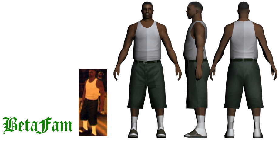 Modpack, afro-américain, low poly skins 1h8lrs