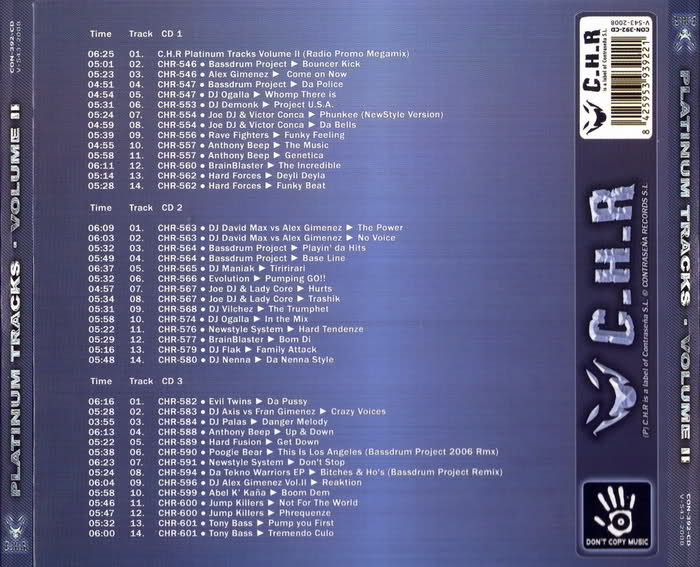 C.H.R - Platinum tracks vol.II (2008) 24mbx29