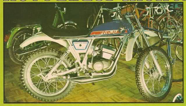 rieju - Rieju Trofeo Junior Cross 1977 * Rafbultaco 345ohfl