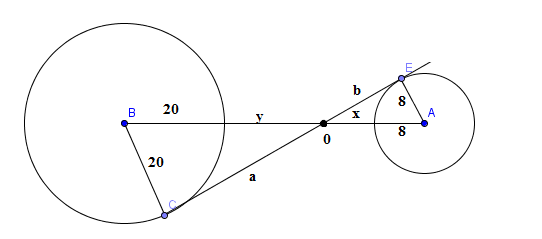 o segmento da tangente comum interna vale : Eg70u8