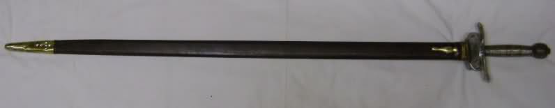 Reconstitution d'une épée d'infanterie Louis XIV. Nnpgs1