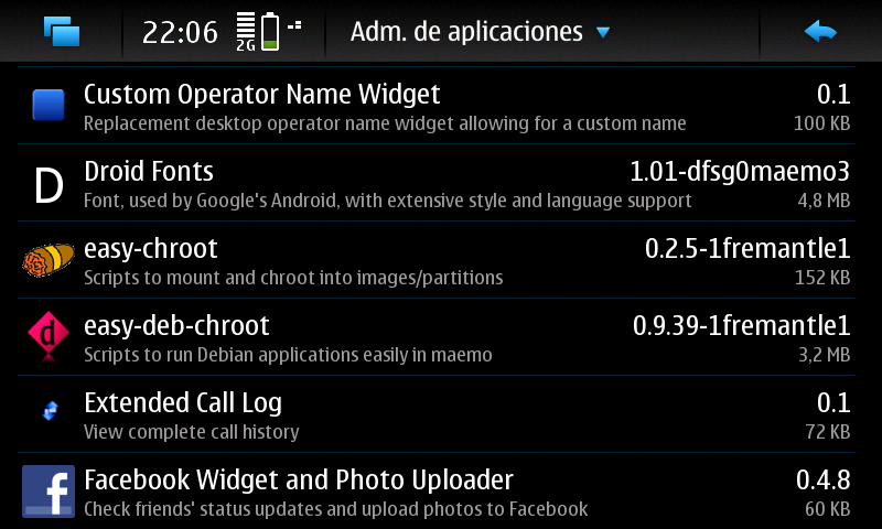 Instalar Gimp y OpenOffice en Nokia N900 R9n6zn