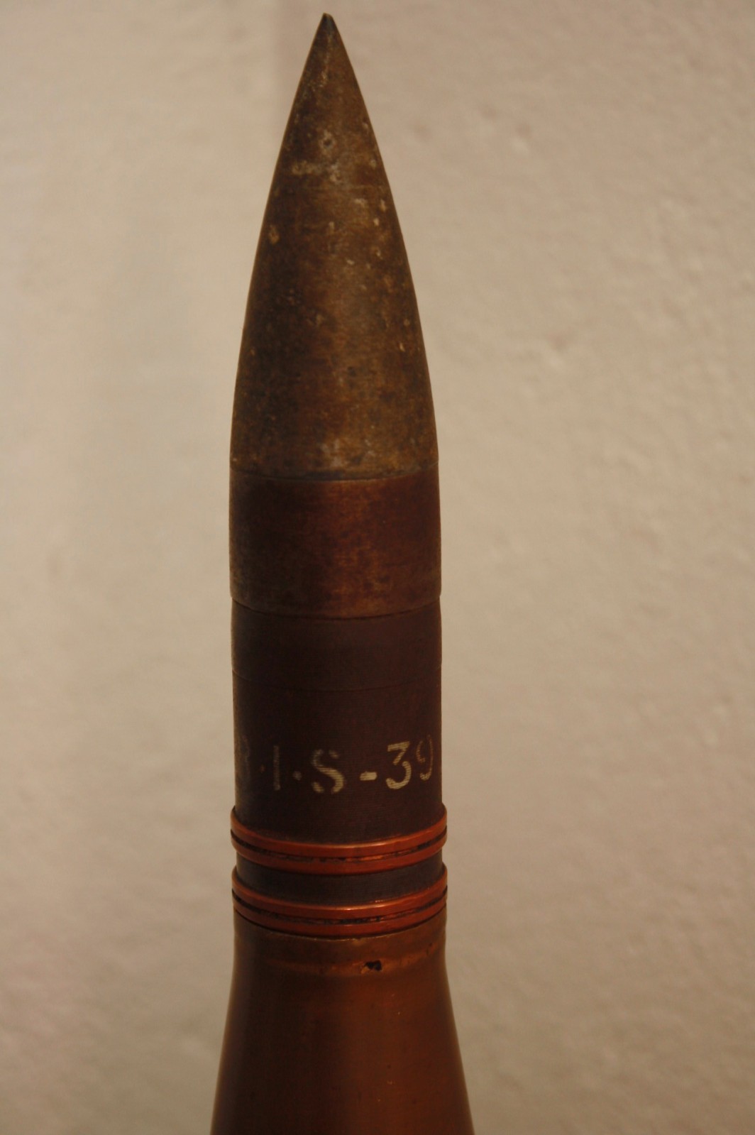 Obus de 37mm pour canon AC de forteresse Mle 1934 153tqc8