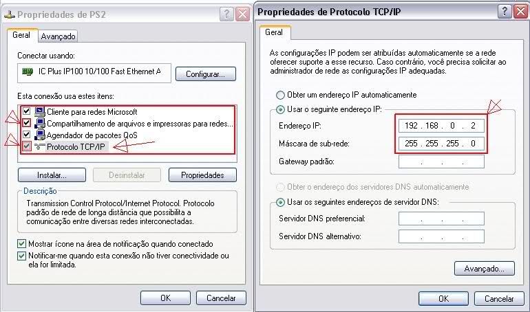 Configurações de Rede e Compartilhamento  2199ulw