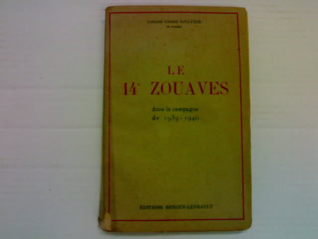 Le 14e Zouaves Dans la Campagne de 1939-1940 2ahrwhz