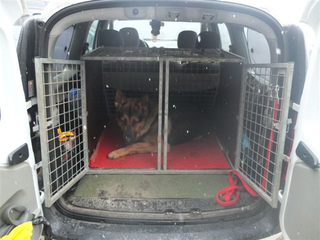 Vends cage transport chien spéciale coffre MCV 2e24k9g