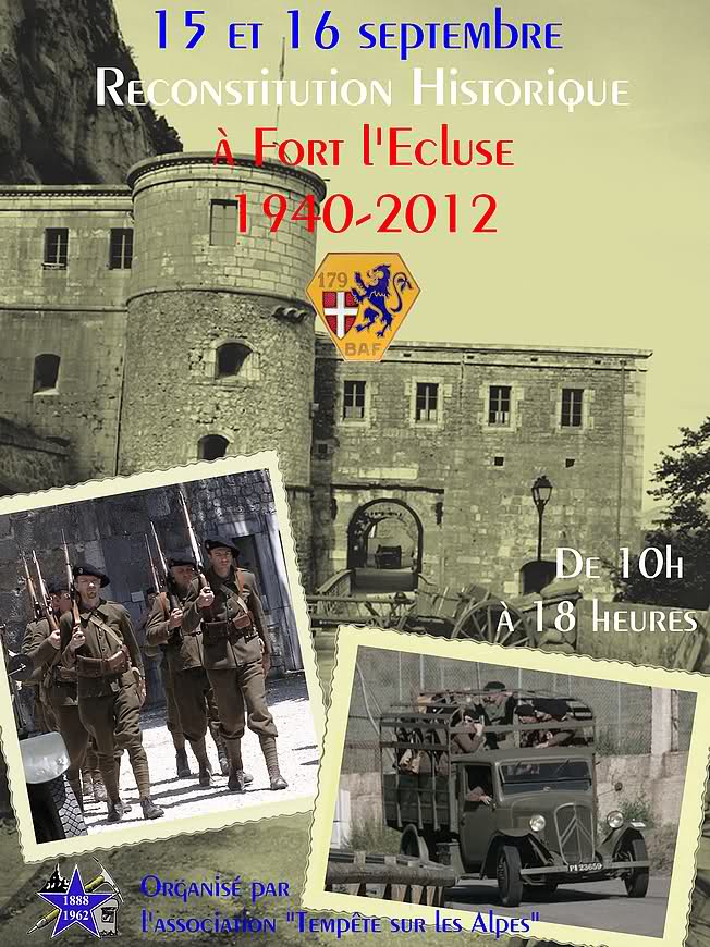 15 et 16 septembre, journées du patrimoine à Fort l'Ecluse (01) 2je7d46