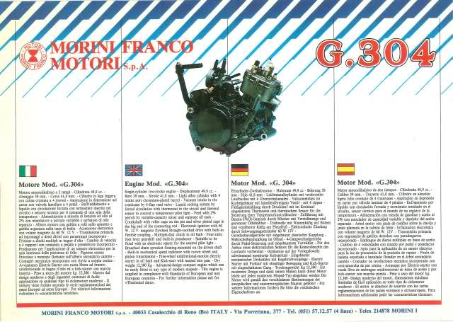 Catálogo Motores Franco Morini 1990 Dzht10