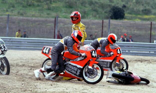 Superprestigio Montmelo 1991,1ª Manga 125cc Fapz14