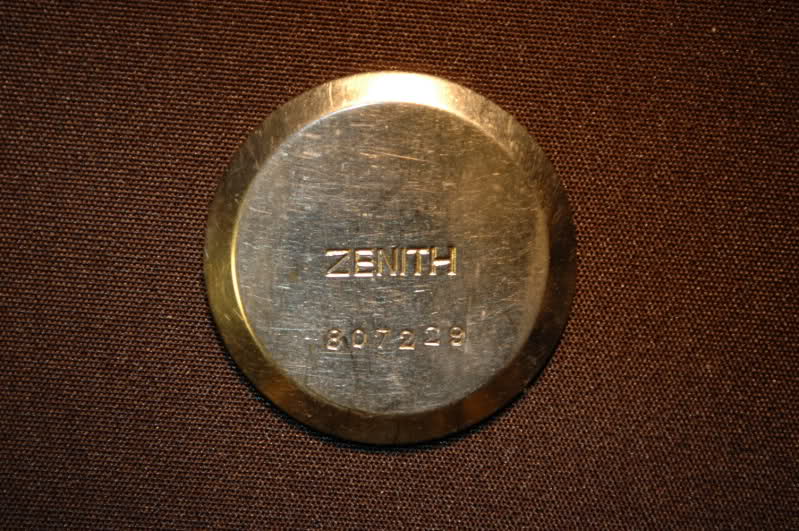 Ancienne Montre Homme Zenith de 1964 calibre 106.50.6