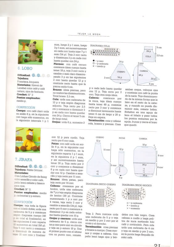 CROCHET - patrones de animalitos K4t2m1