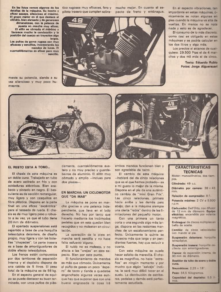 Prueba Lambretta Puma 5V - 1976 1585hcm