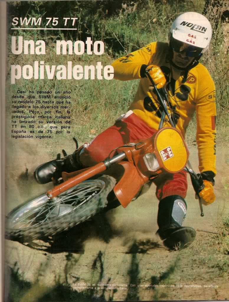 SWM 75 TT - Motociclismo 724 - Octubre 1981 5x39r6