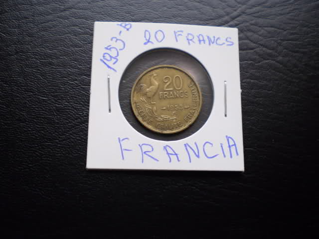 Francia, 20 francos, 1953-B. K2z85v