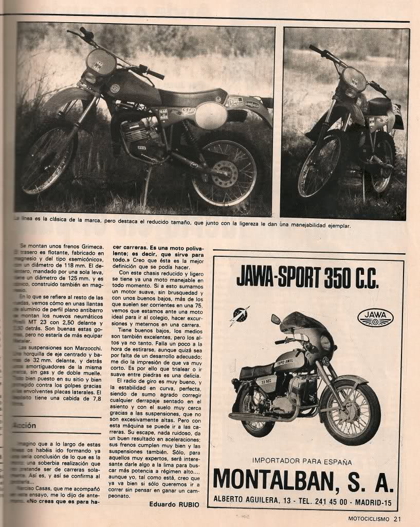 SWM 75 TT - Motociclismo 724 - Octubre 1981 24y917s