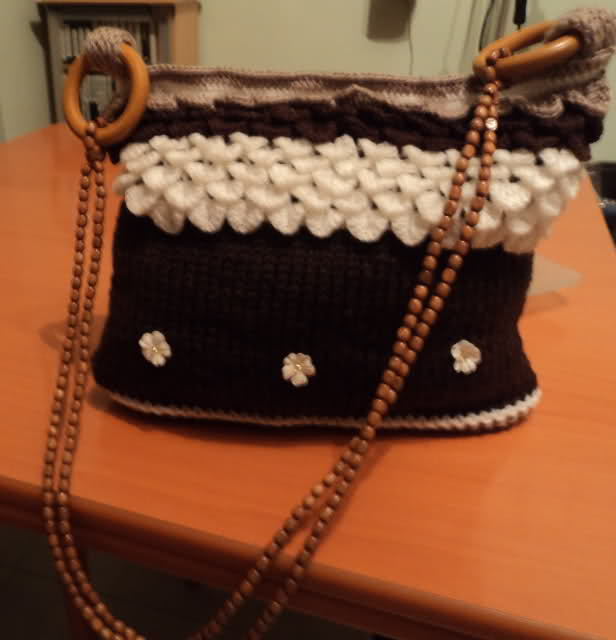 CROCHET - MI NUEVO BOLSO TEJIDO A CROCHET Y DOS AGUJAS 288tf0i