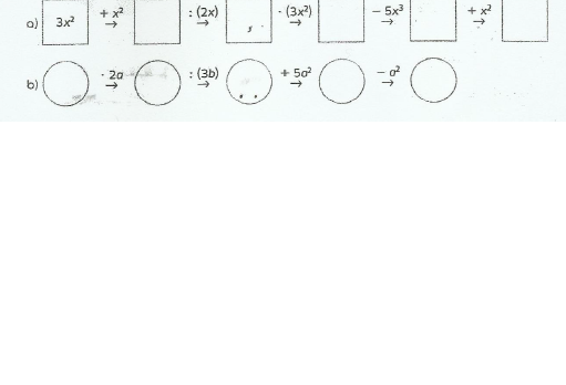 complete  esquemas  que envolvem monomios 27xnmvl