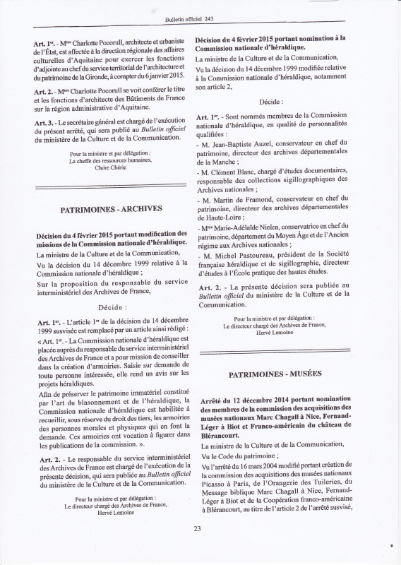 [FRANCE] La Commission Nationale d'Héraldique 29o3nsp