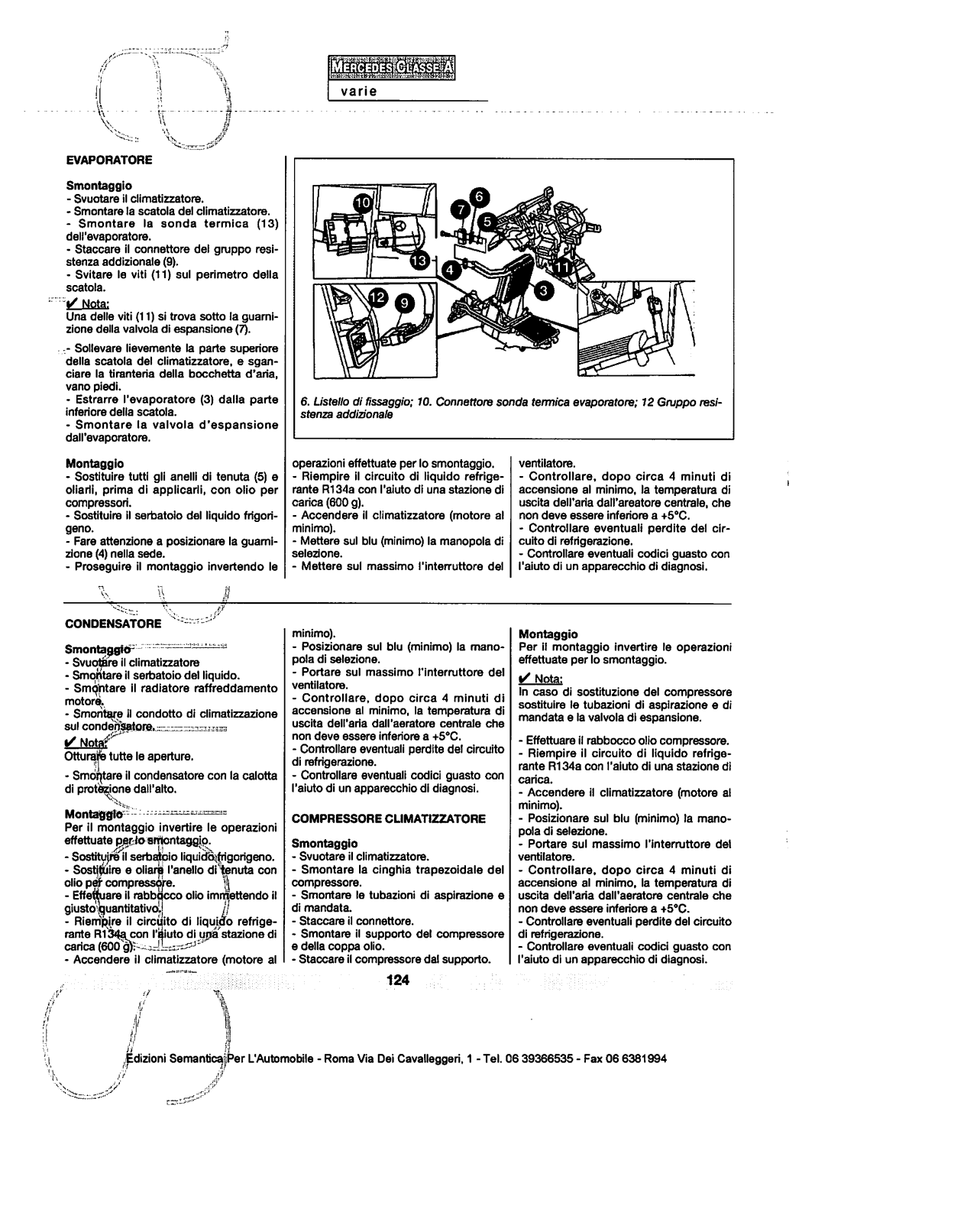 W168 - (W168): Manual técnico - tudo sobre - 1997 a 2004 - italiano 2hn6dub