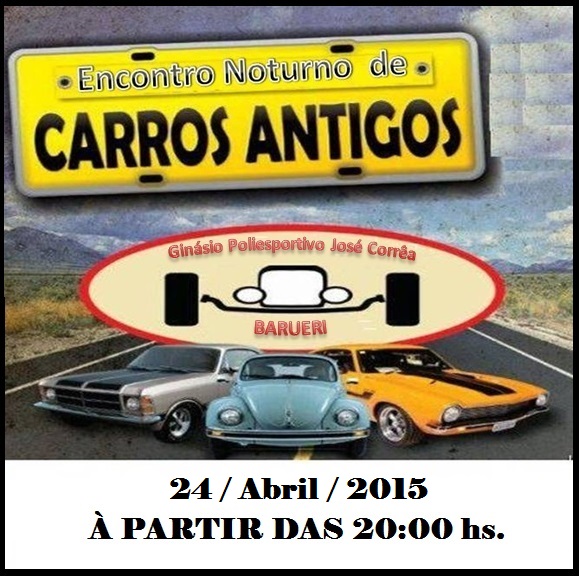 Encontro Noturno de Carros Antigos em Barueri - SP 2uzs60w